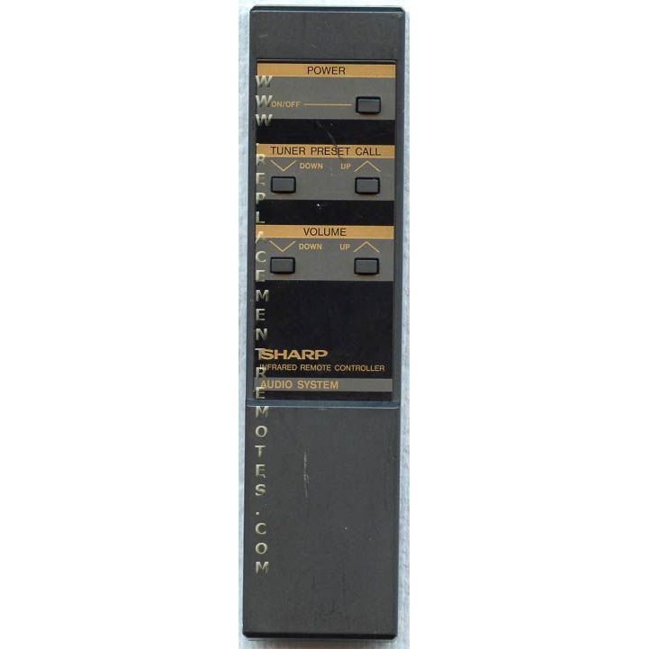 Sharp SGF800 Audio Remote Control