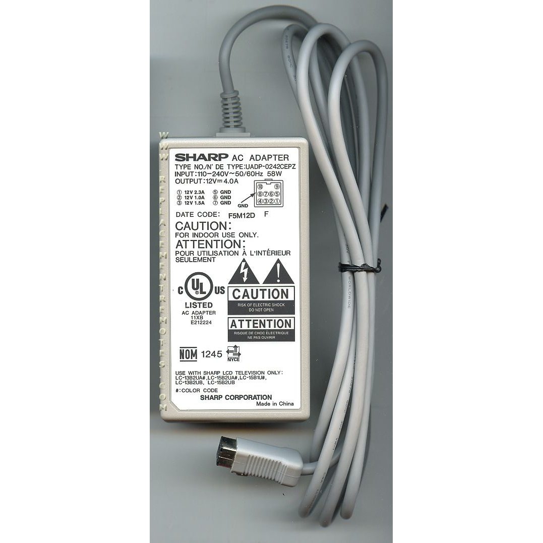 Sharp UADP0242CEPZ Power Cable