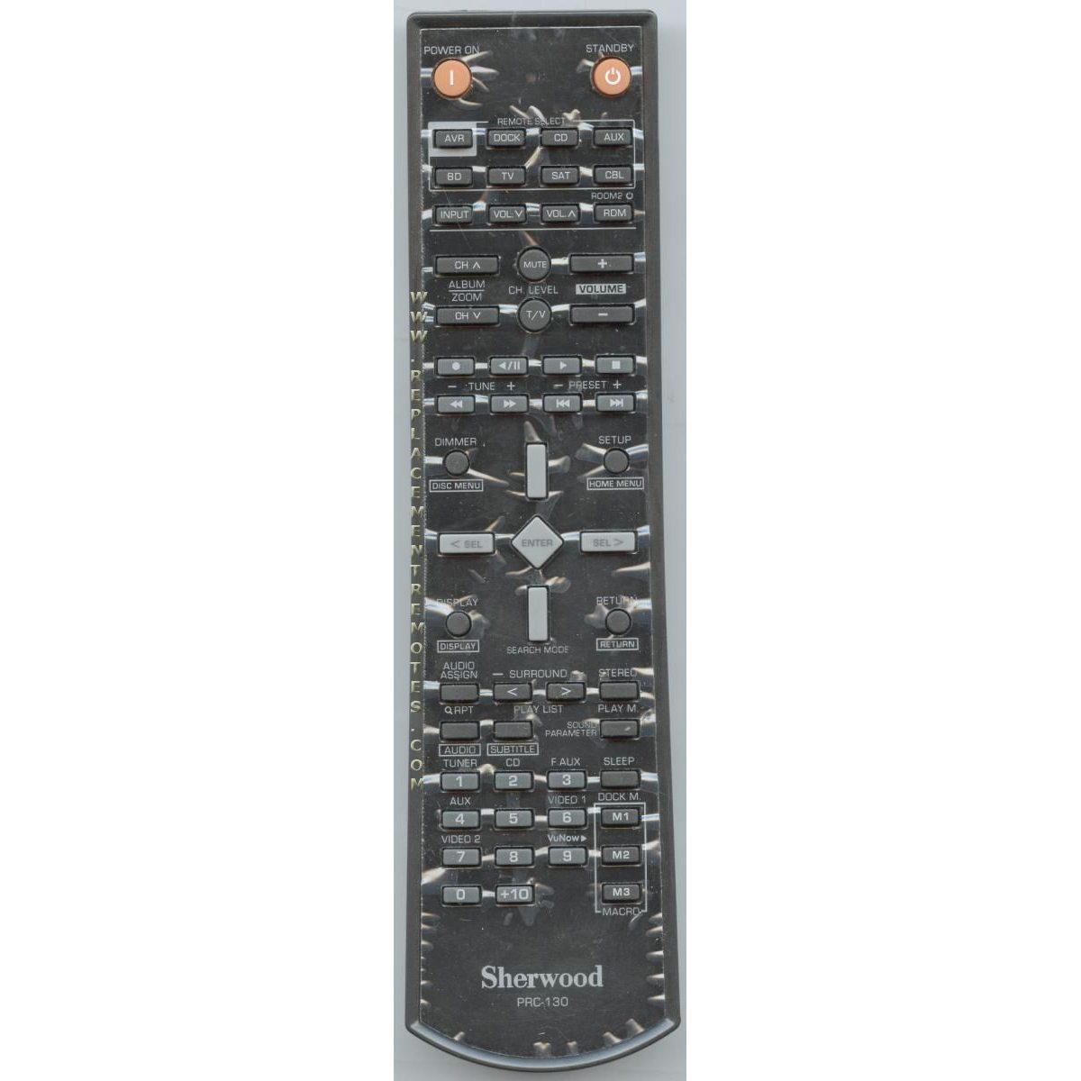 Sherwood PRC130 Receiver Remote Control