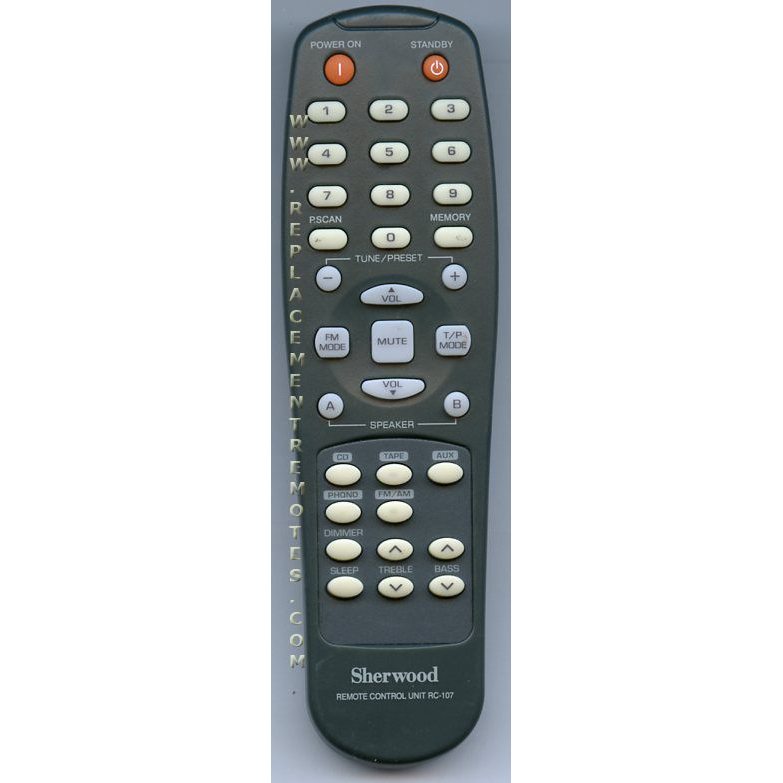 Sherwood RC107 Audio Remote Control