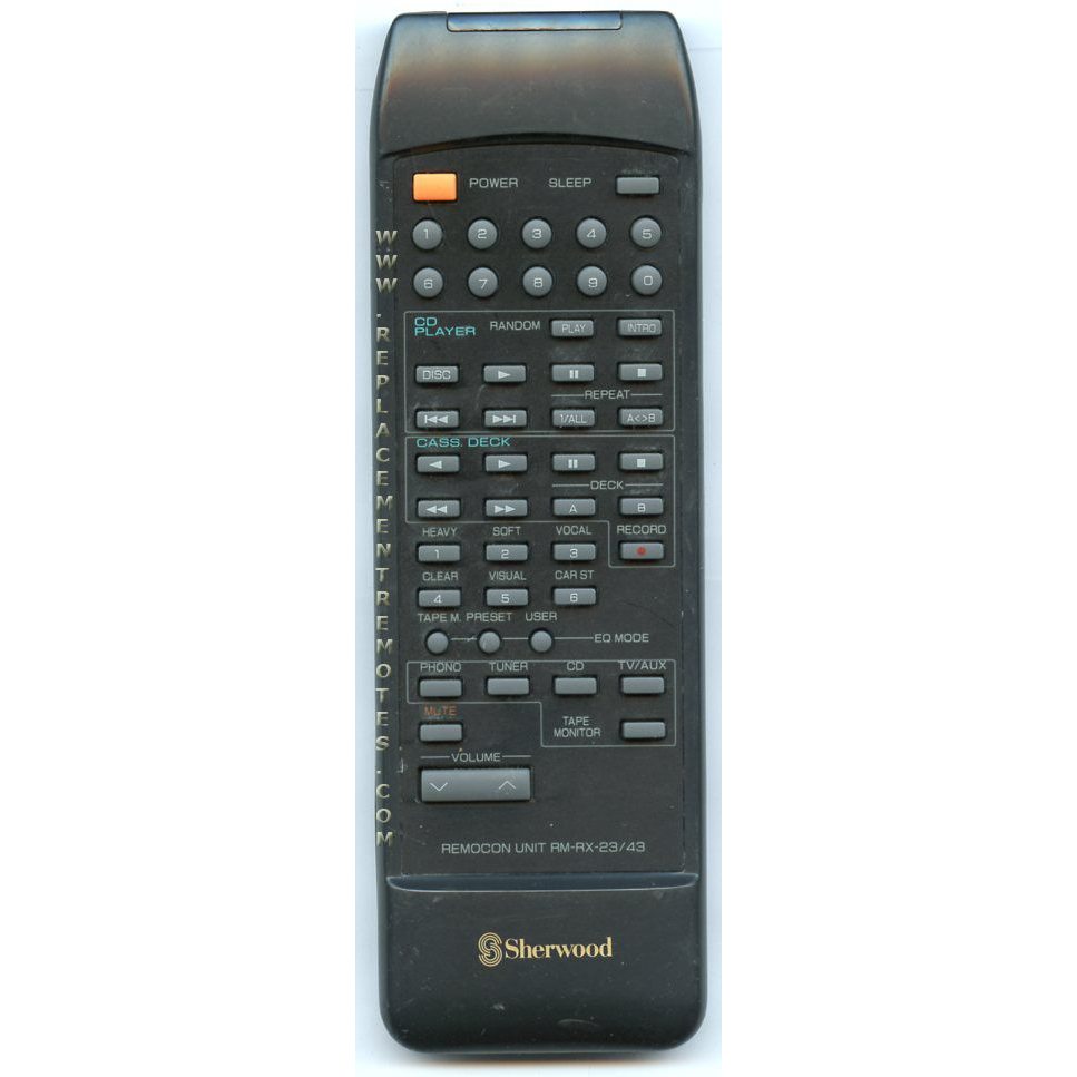 Sherwood RMRX23/43 Audio Remote Control