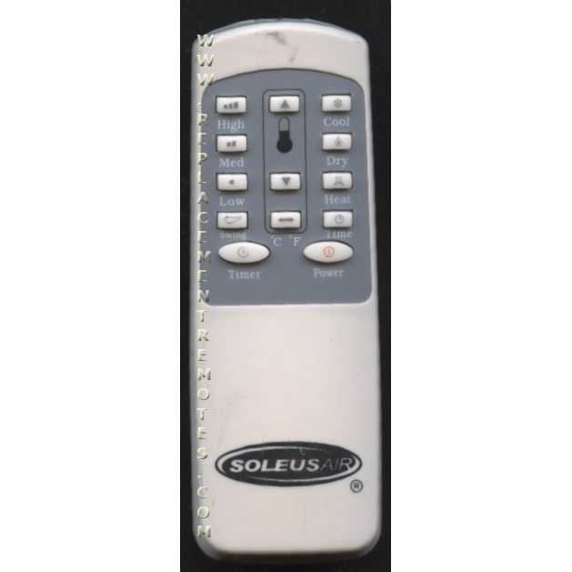 SoleusAir SOLEUS002 Air Conditioner Remote Control