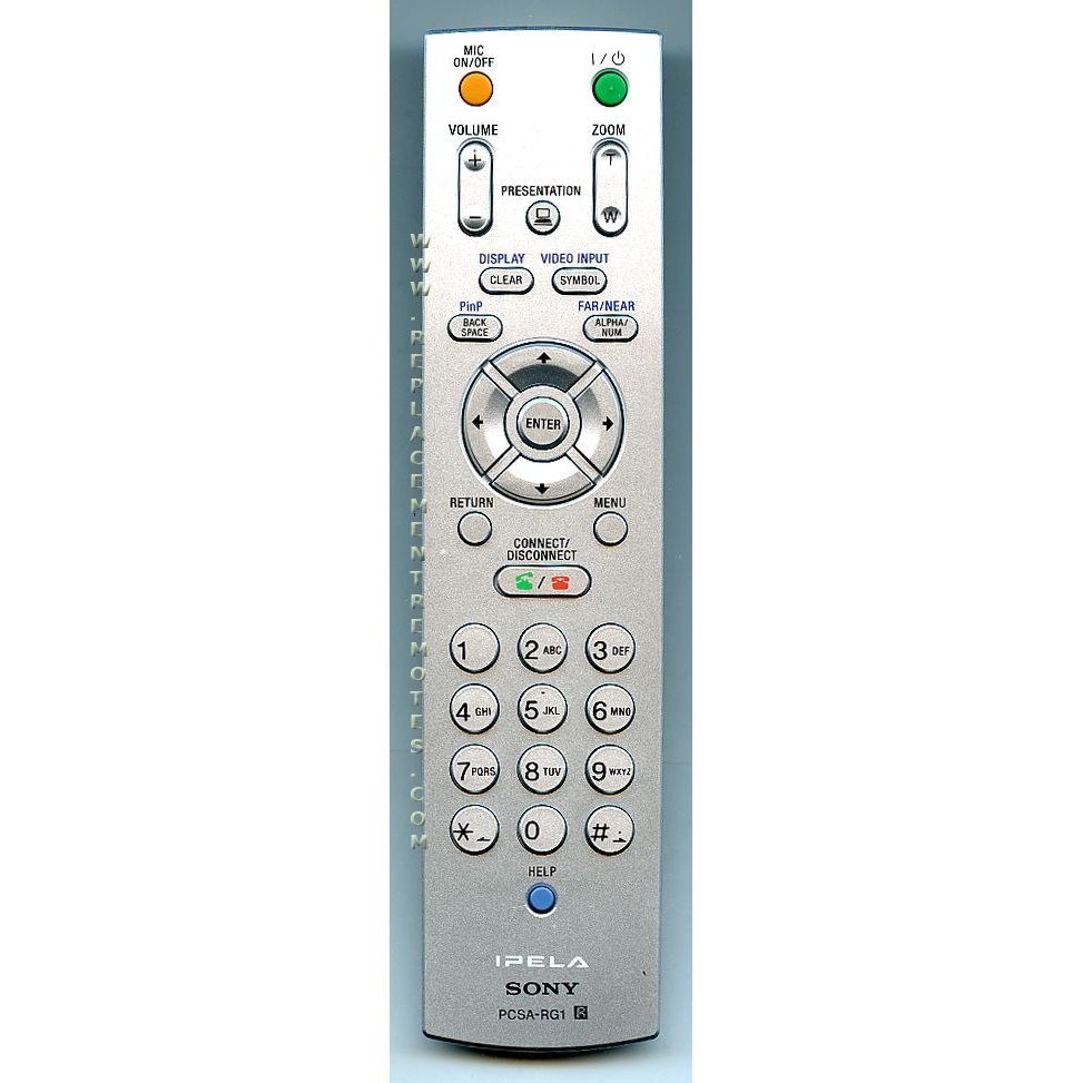 Sony PCSARG1 Monitor Remote Control