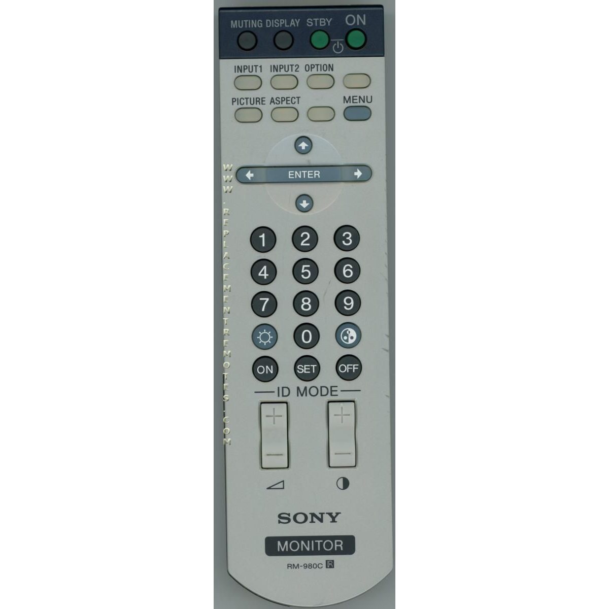 Sony RM980C Monitor Remote Control