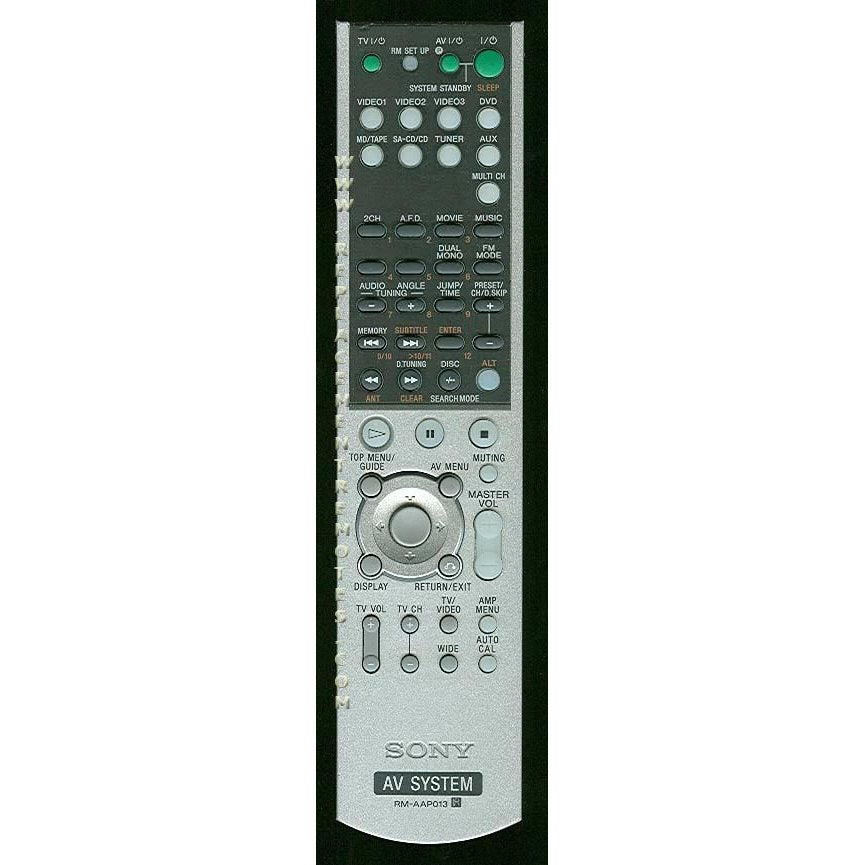 Sony RMAAP013 Receiver Remote Control