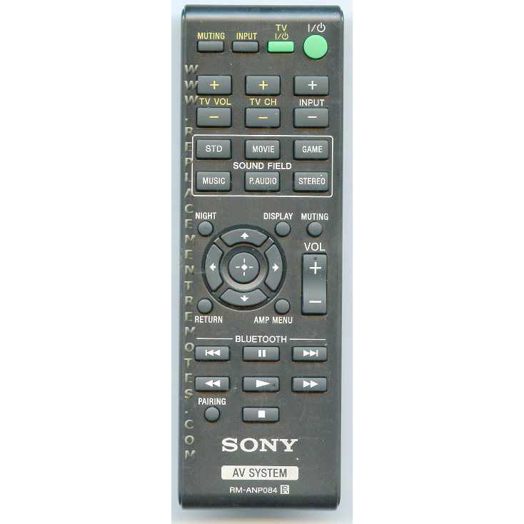 Sony RMANP084 Sound Bar Remote Control