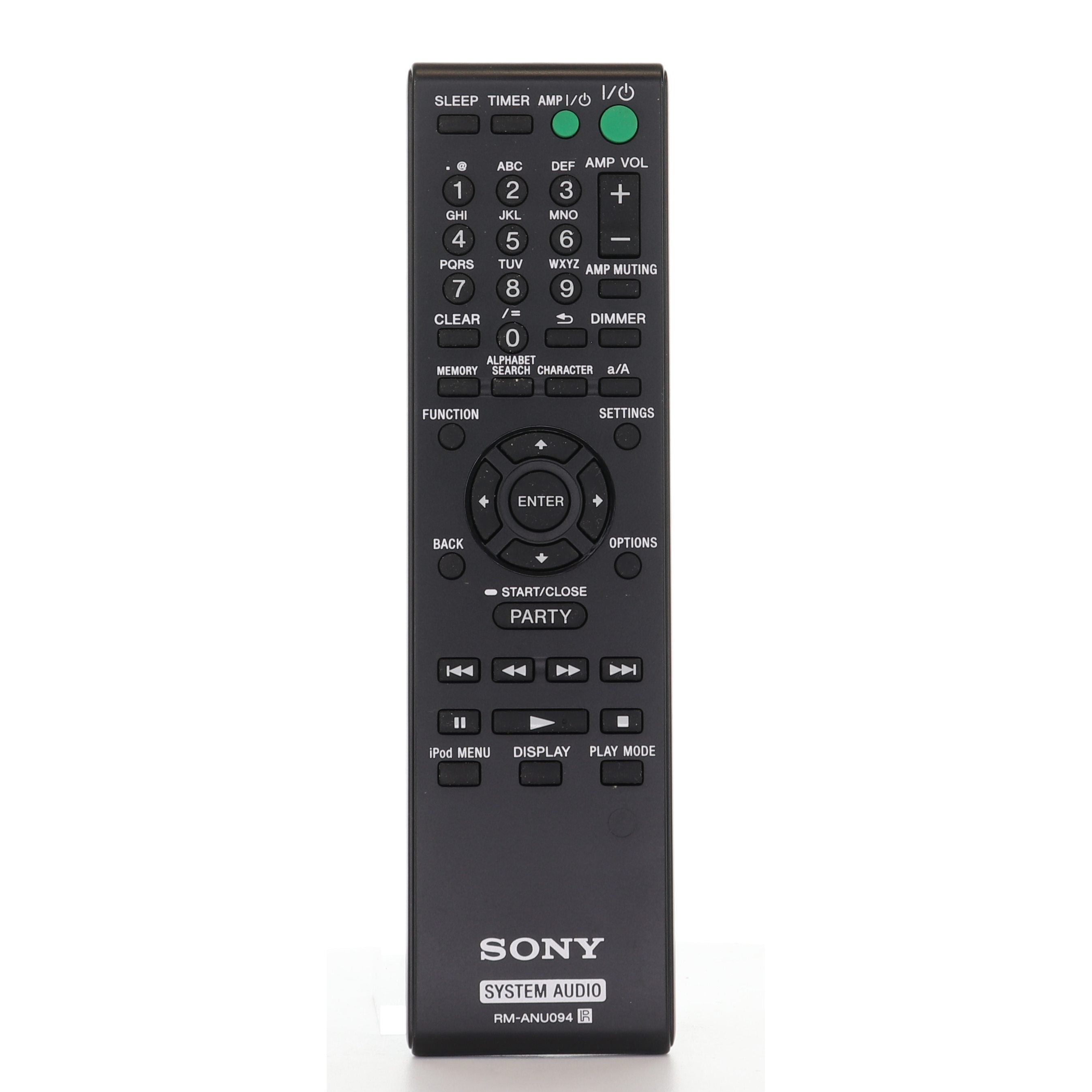 Sony RMANU094 Audio Remote Control