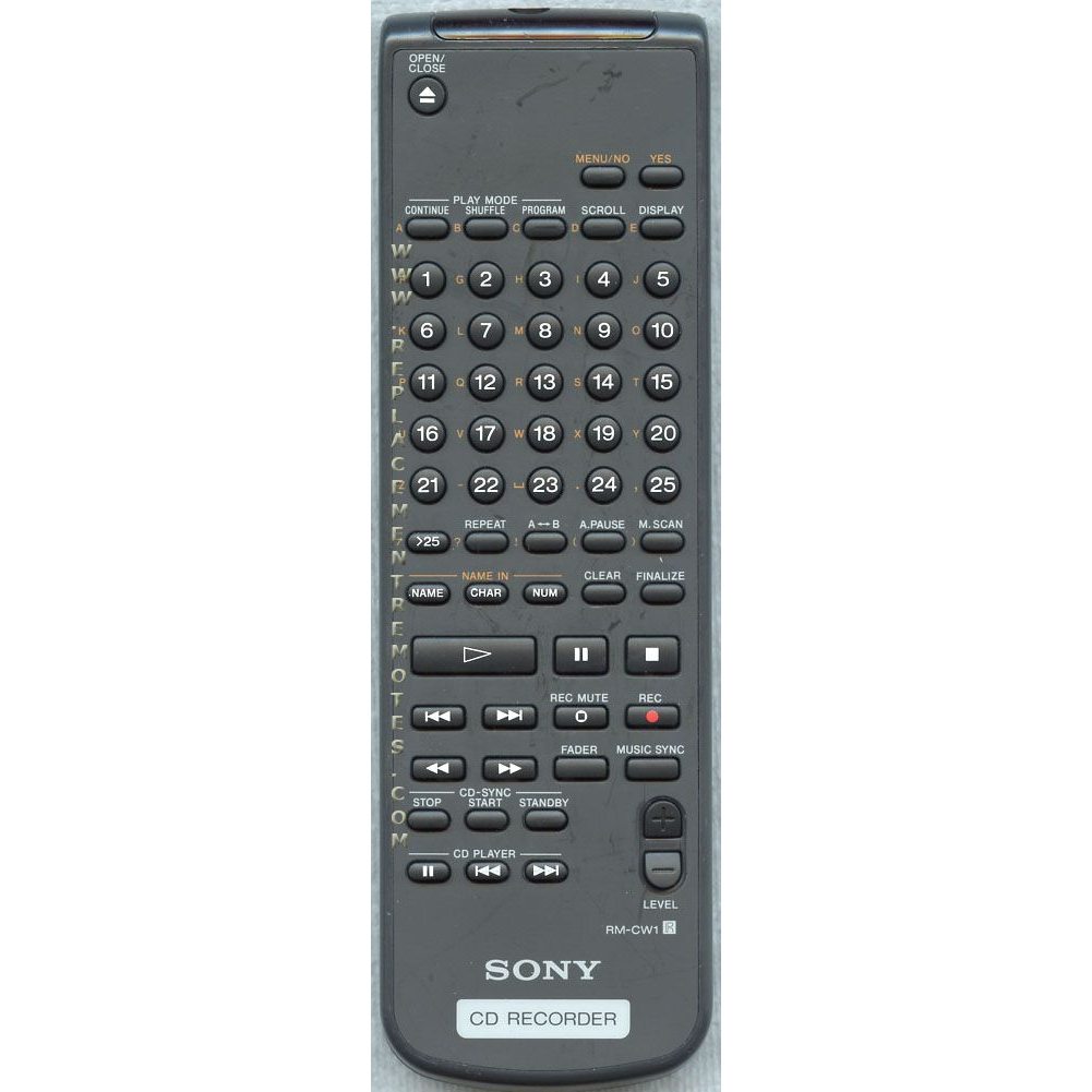 Sony RMCW1 CD Remote Control