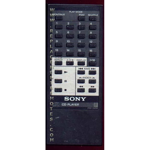 Sony RMD250 CD Remote Control