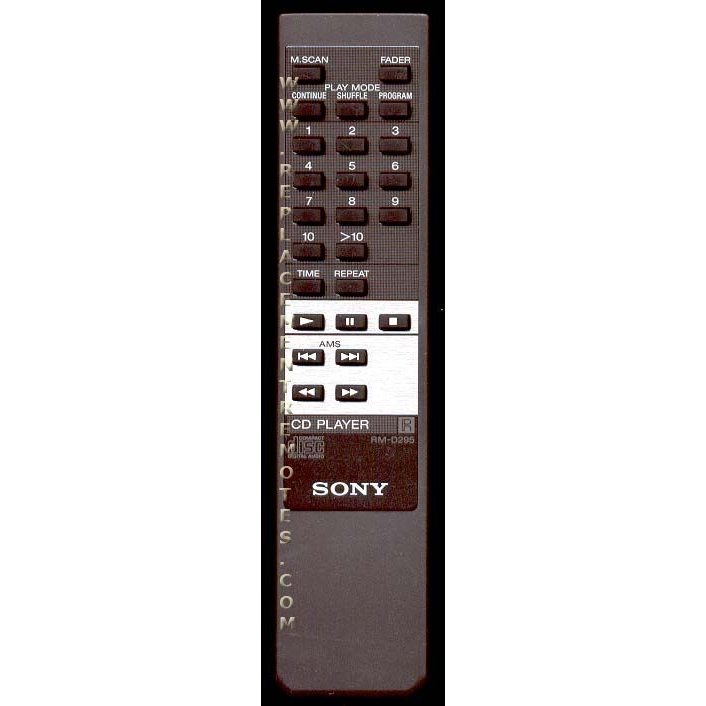 Sony RMD295 CD Remote Control