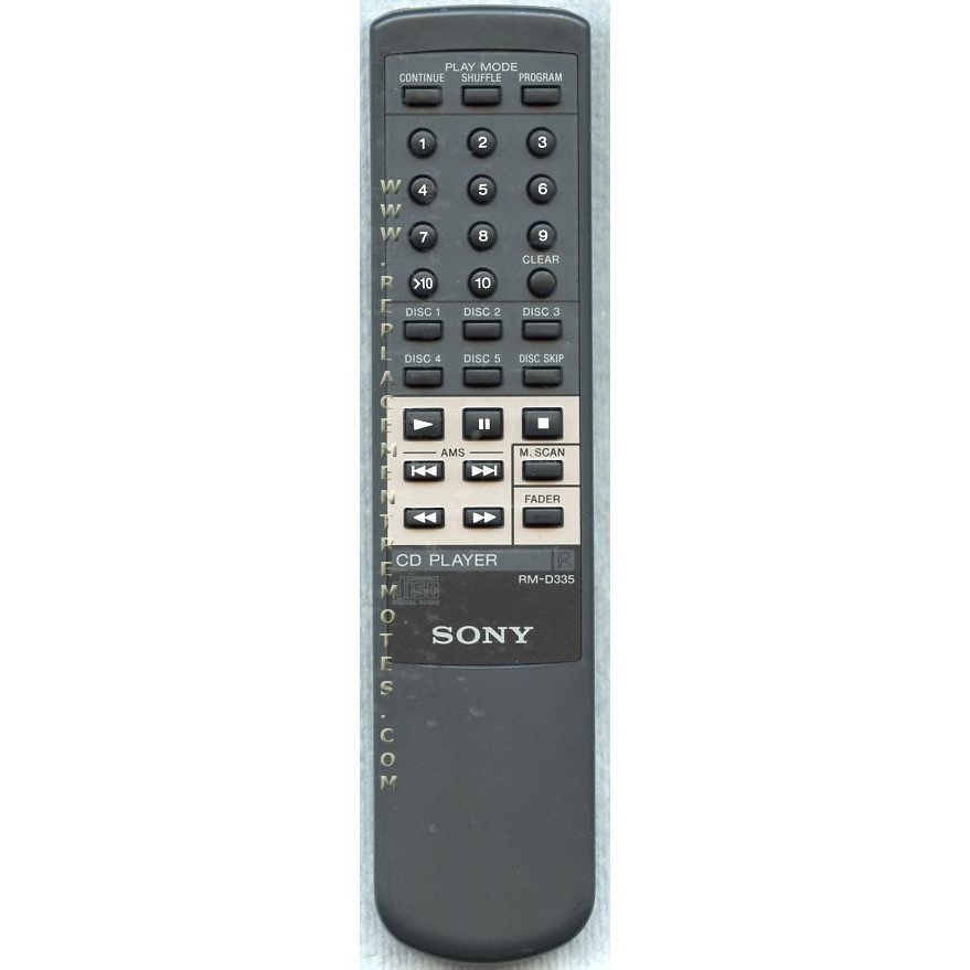 Sony RMD335 CD Remote Control