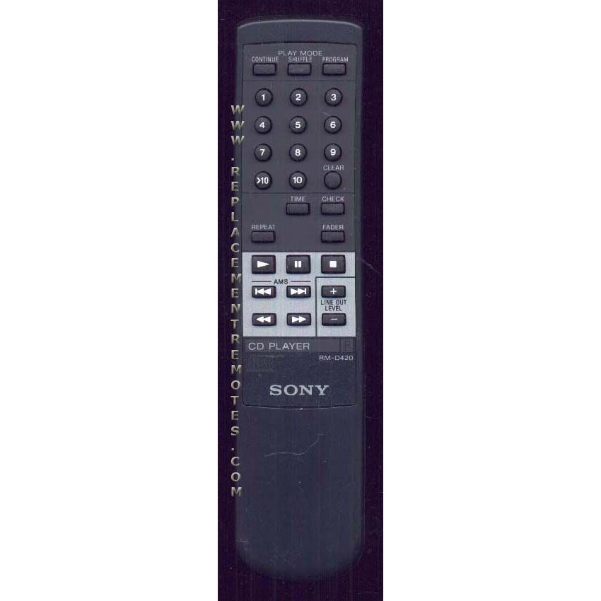 Sony RMD420 CD Remote Control