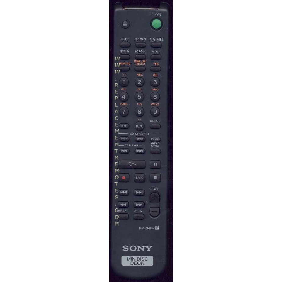 Sony RMD47M CD Remote Control