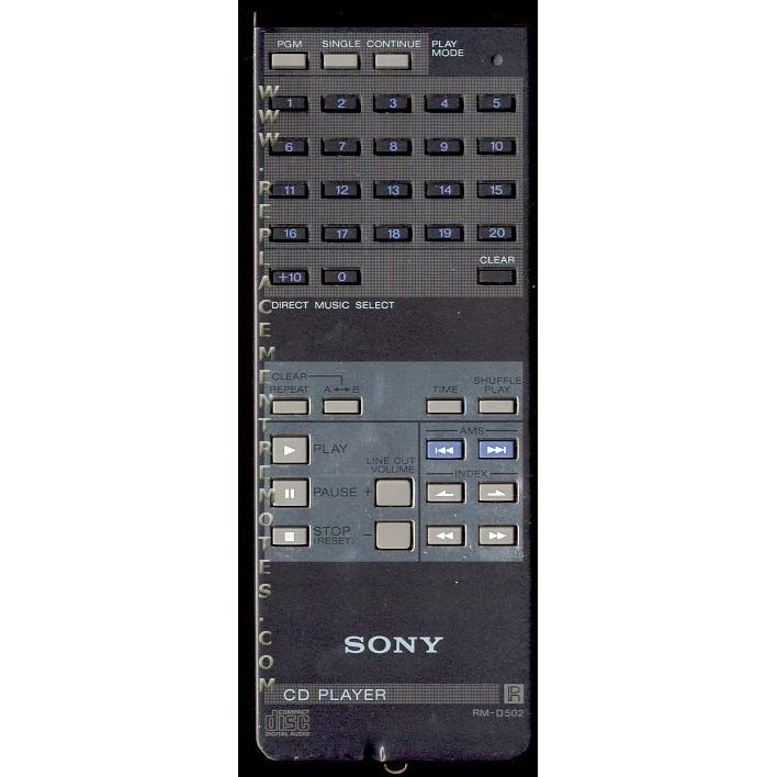 Sony RMD502 CD Remote Control