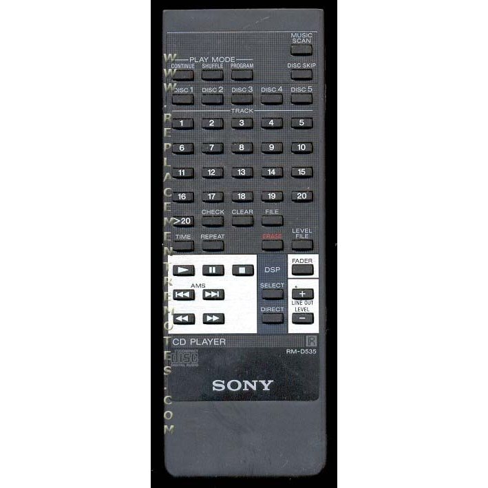 Sony RMD535 CD Remote Control