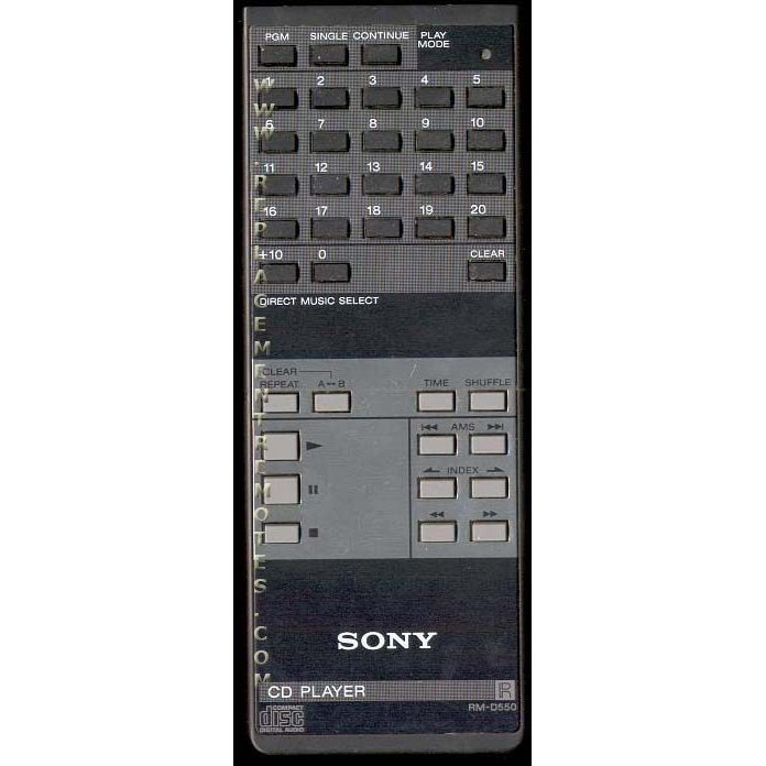 Sony RMD550 CD Remote Control