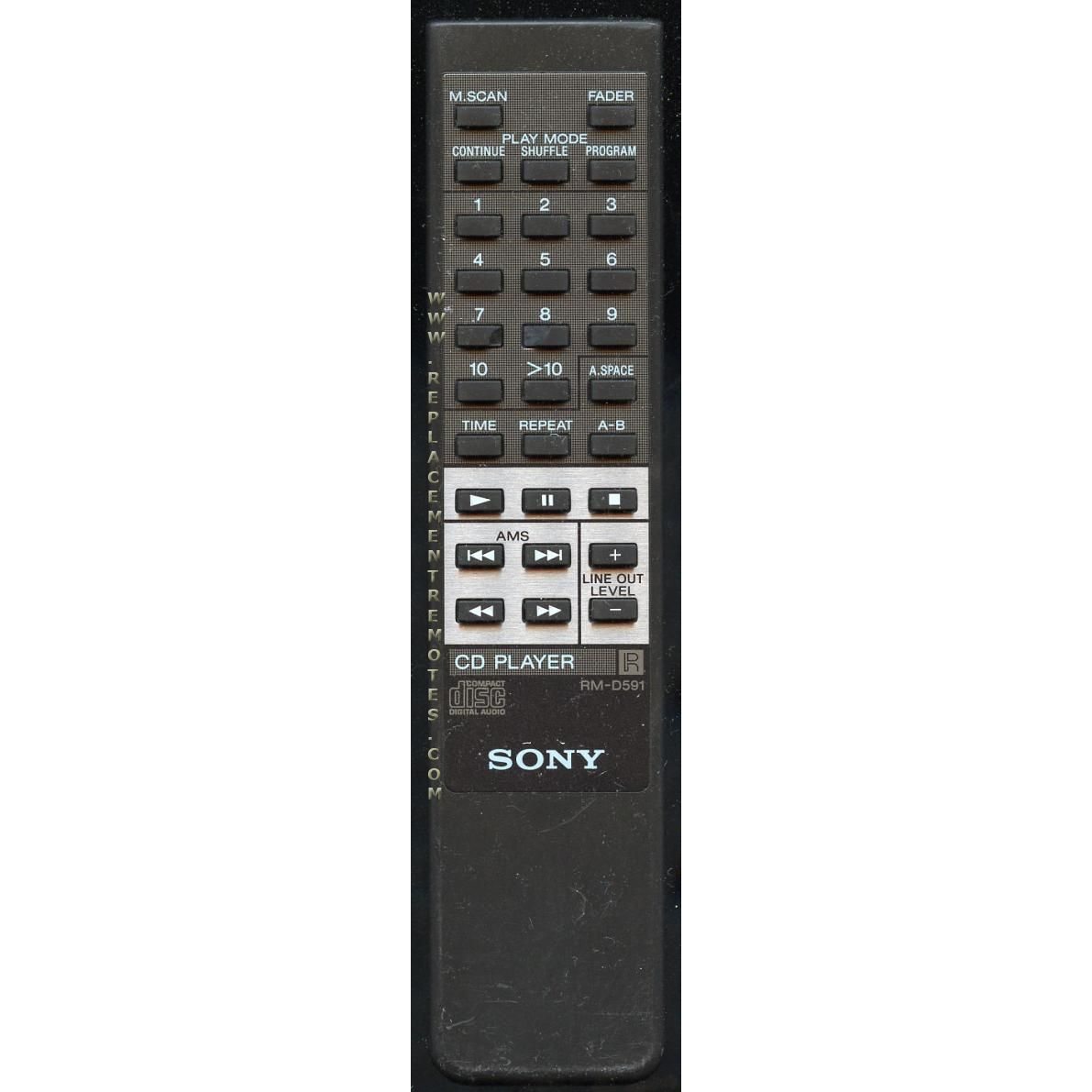 Sony RMD591 CD Remote Control