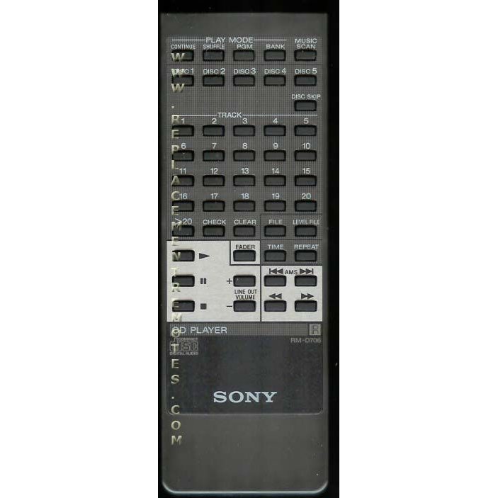 Sony RMD706 CD Remote Control