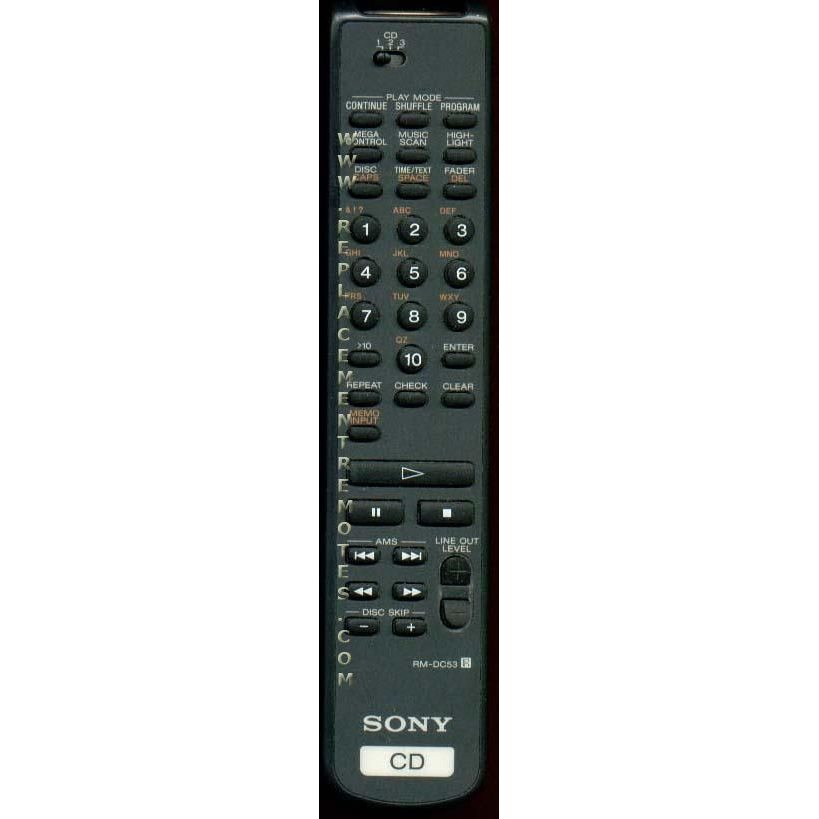 Sony RMDC53 CD Remote Control