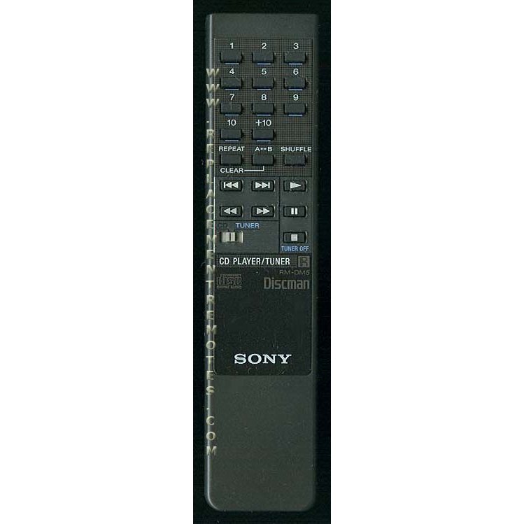 Sony RMDM5 CD Remote Control