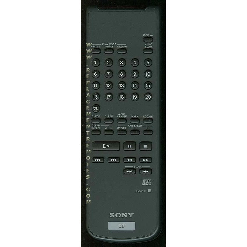 Sony RMDS11 CD Remote Control