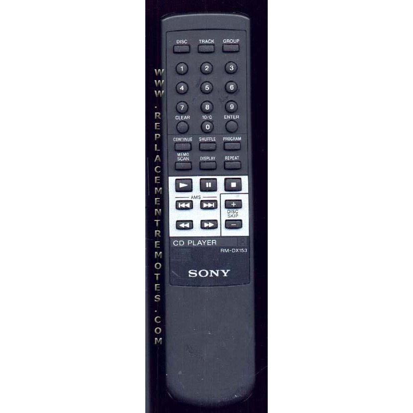 Sony RMDX153 CD Remote Control