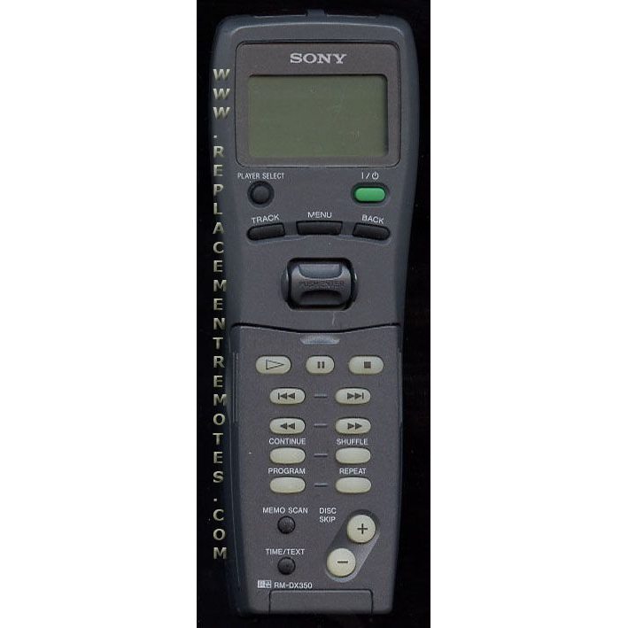 Sony RMDX350 Receiver Remote Control