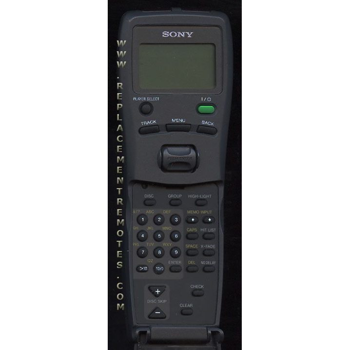 Sony RMDX350 Receiver Remote Control