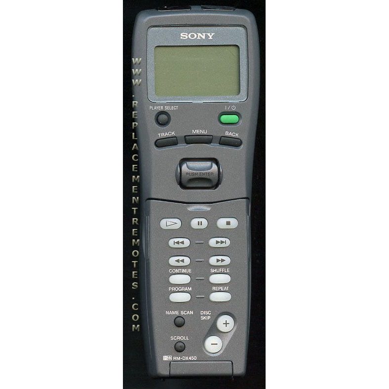 Sony RMDX450 Audio Remote Control