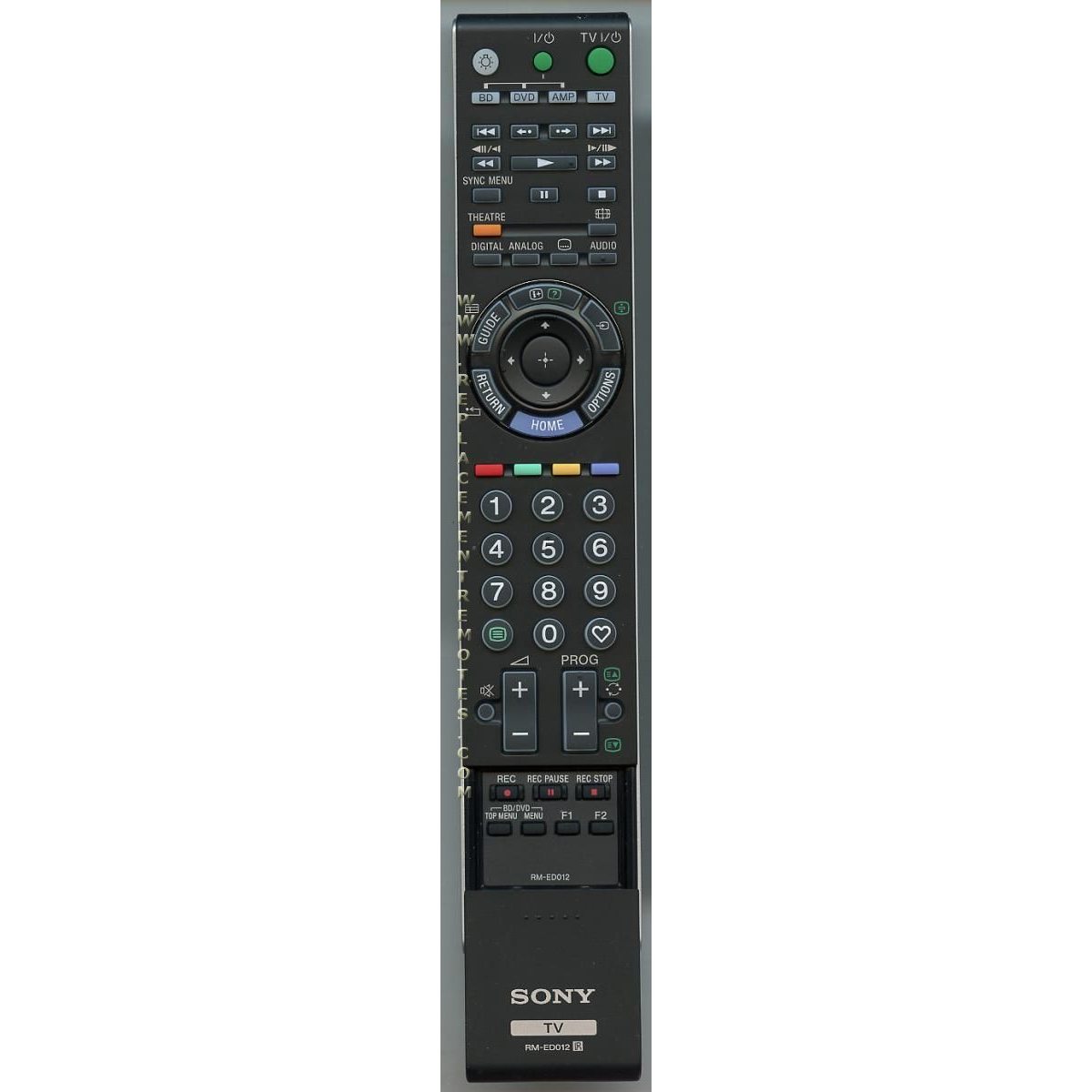 Sony RMED012 TV Remote Control