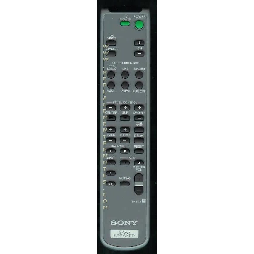 Sony RMJ7 Audio Remote Control