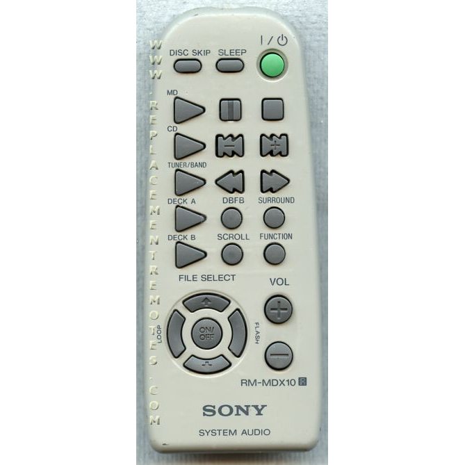 Sony RMMDX10 Audio Remote Control