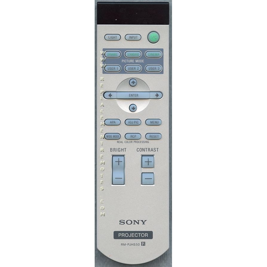 Sony RMPJHS50 Projector Remote Control