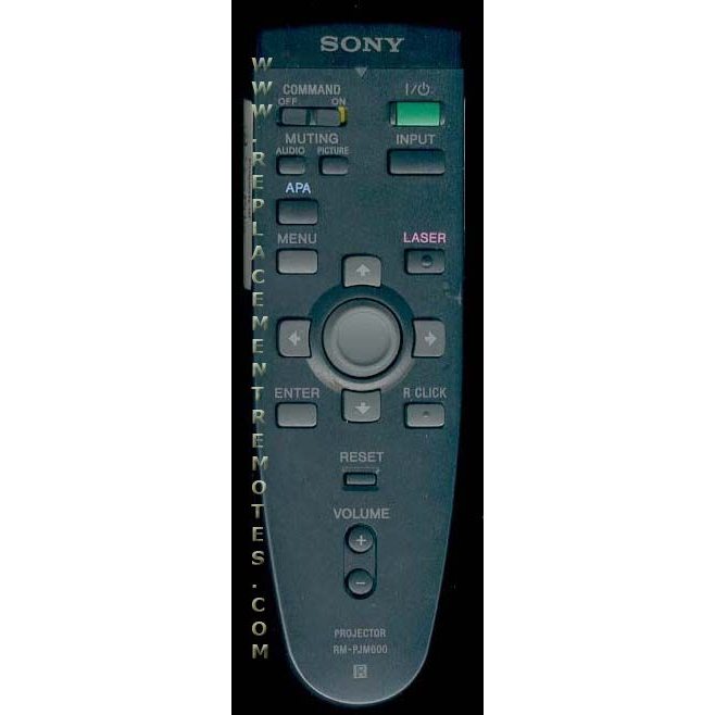 Sony RMPJM600 Projector Remote Control