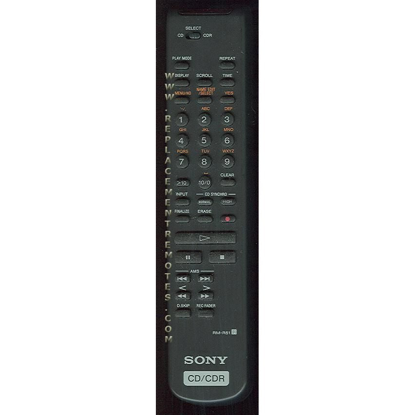 Sony RMR51 CD Remote Control