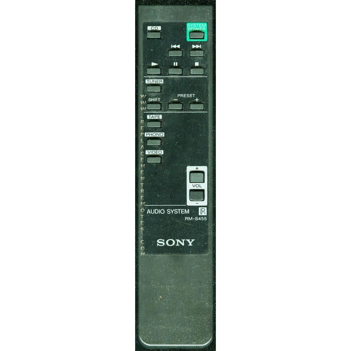 Sony RMS455 Audio Remote Control