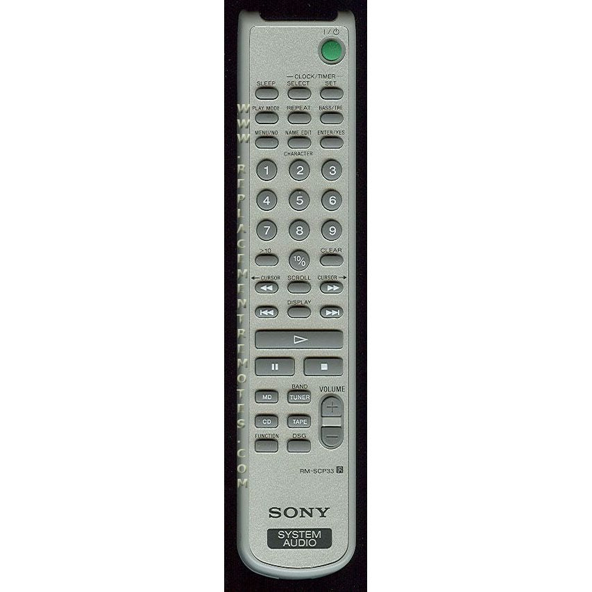 Sony RMSCP33 Receiver Remote Control