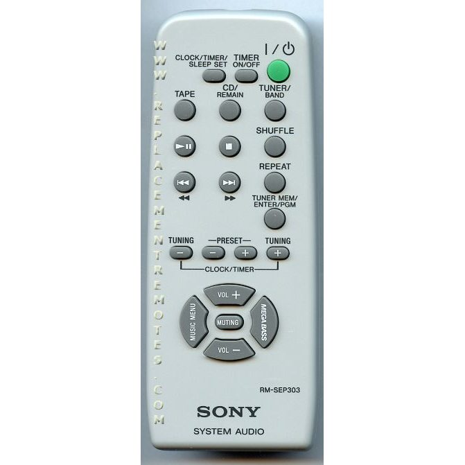 Sony RMSEP303 Audio Remote Control