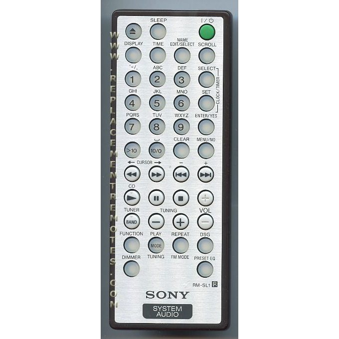 Sony RMSL1 Audio Remote Control