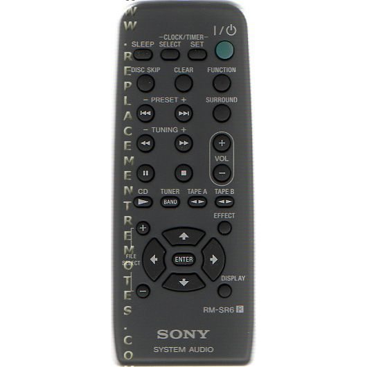 Sony RMSR6 Audio Remote Control