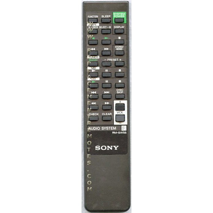 Sony RMSW55 Audio Remote Control