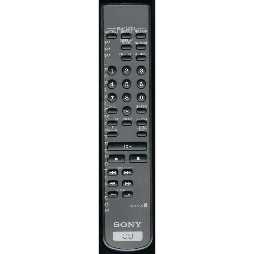 Sony RMSX700 Audio Remote Control