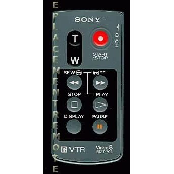 Sony RMT703 VCR Remote Control