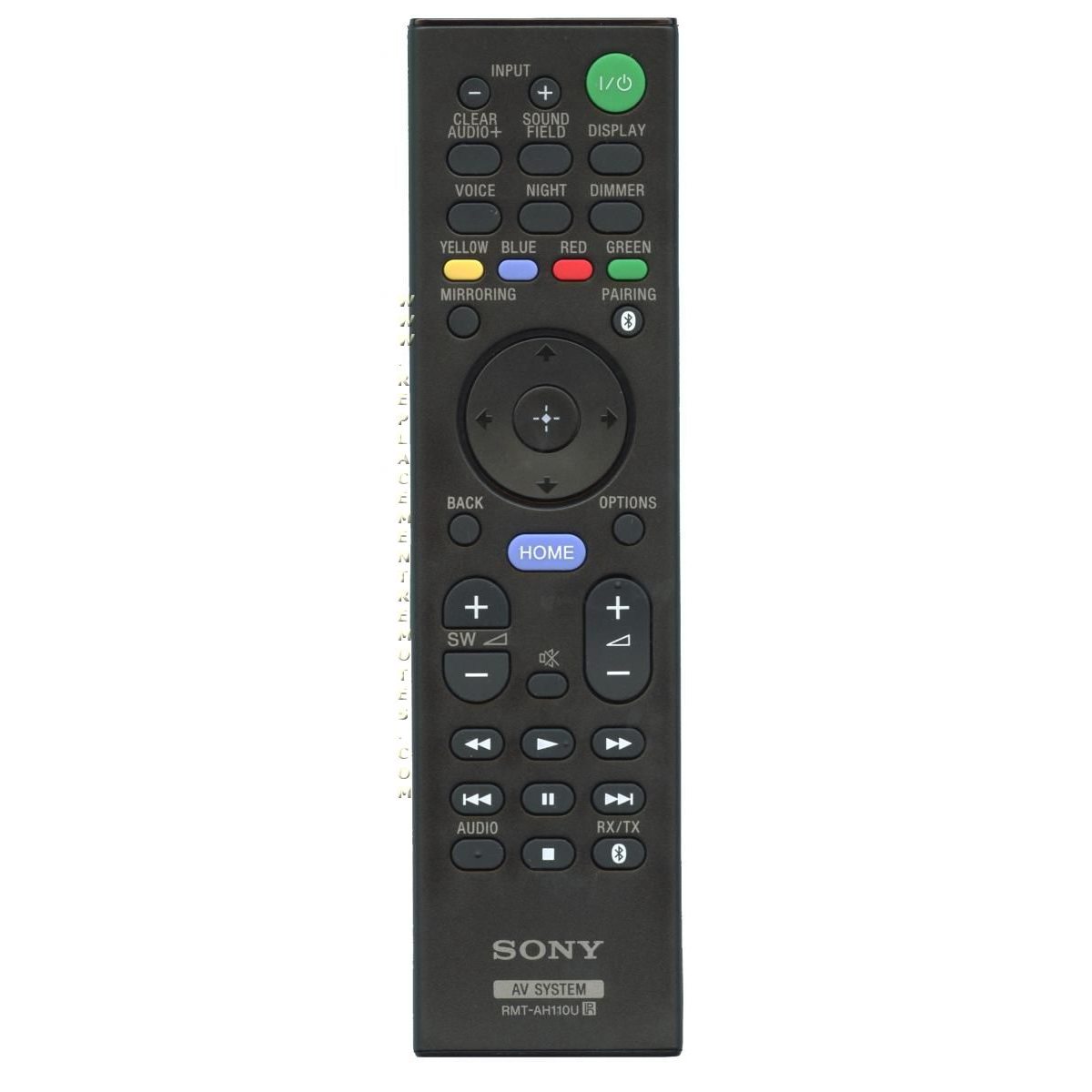 Sony RMTAH110U Sound Bar Remote Control