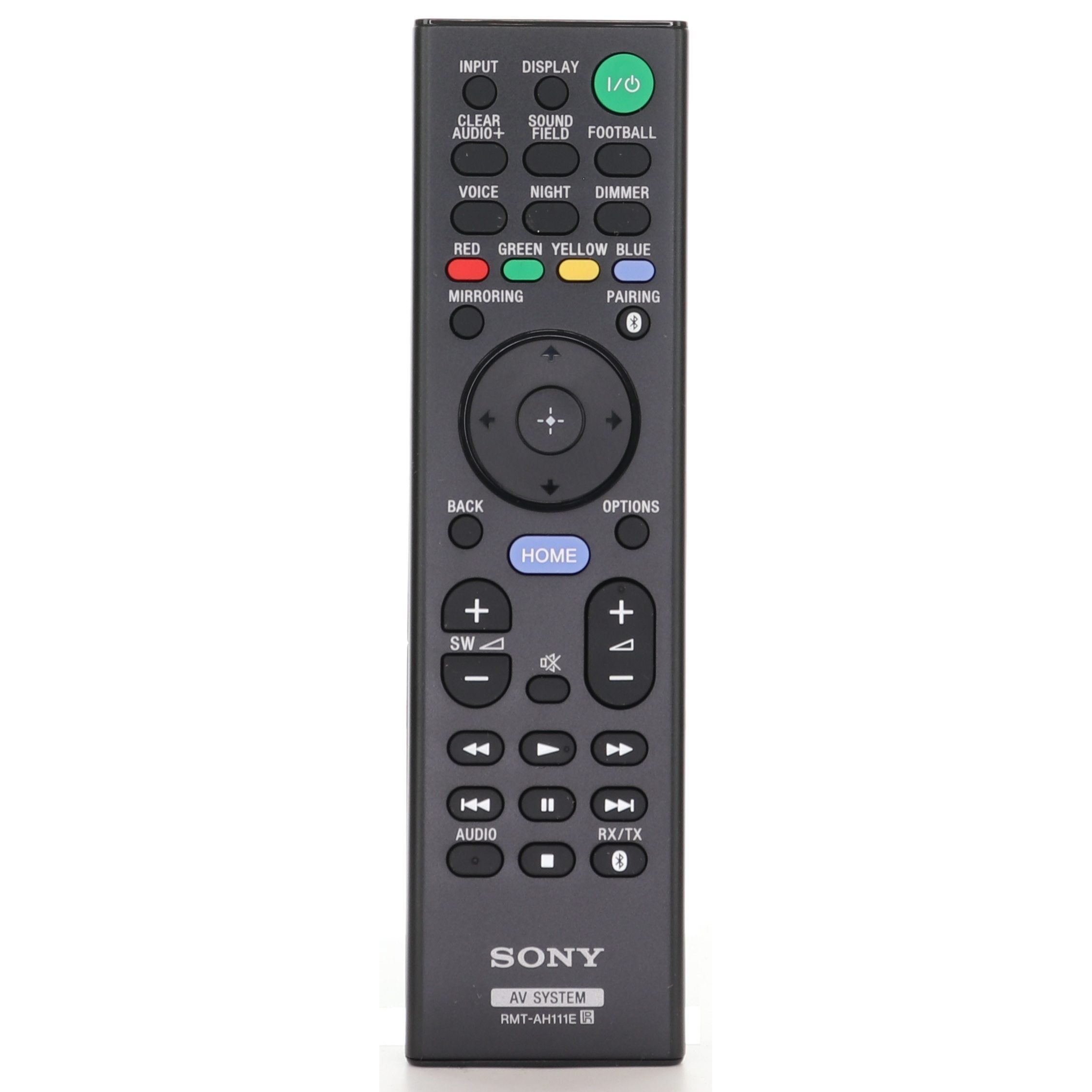 Sony RMTAH111E Receiver Remote Control