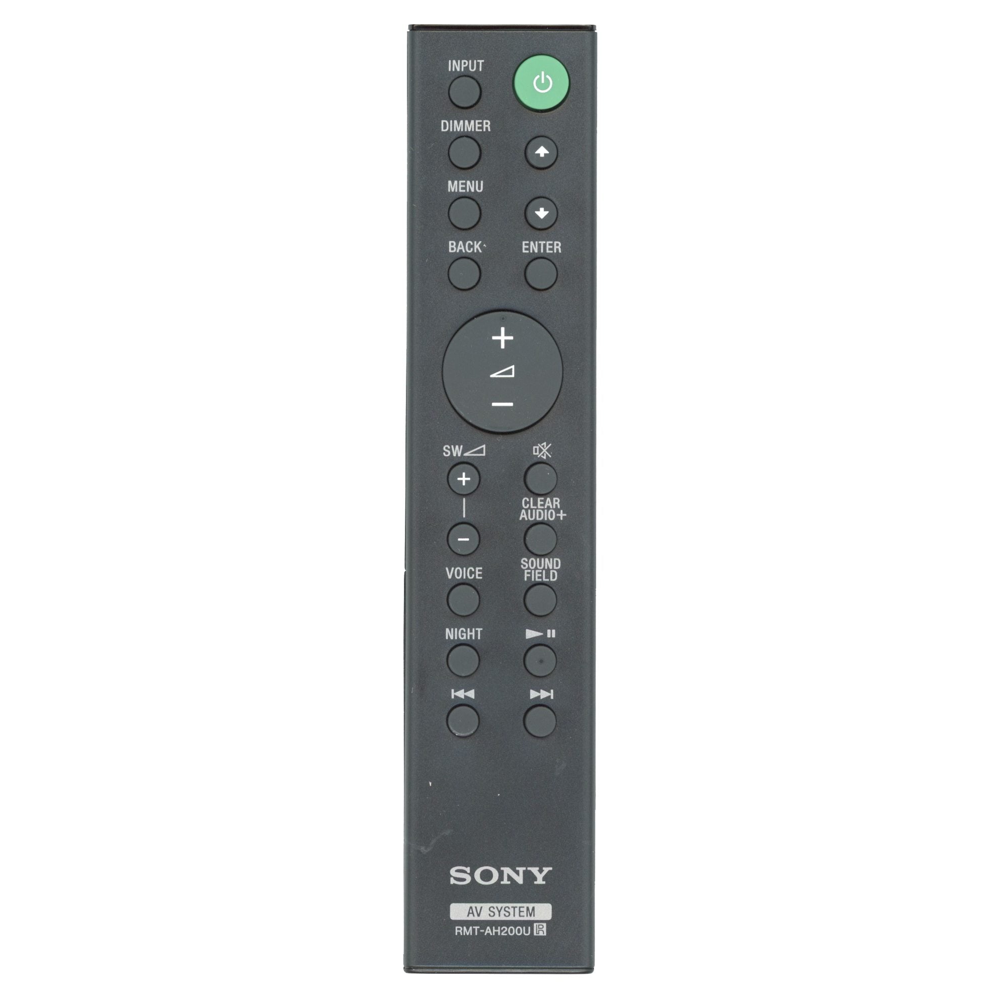 Sony RMTAH200U Sound Bar Remote Control