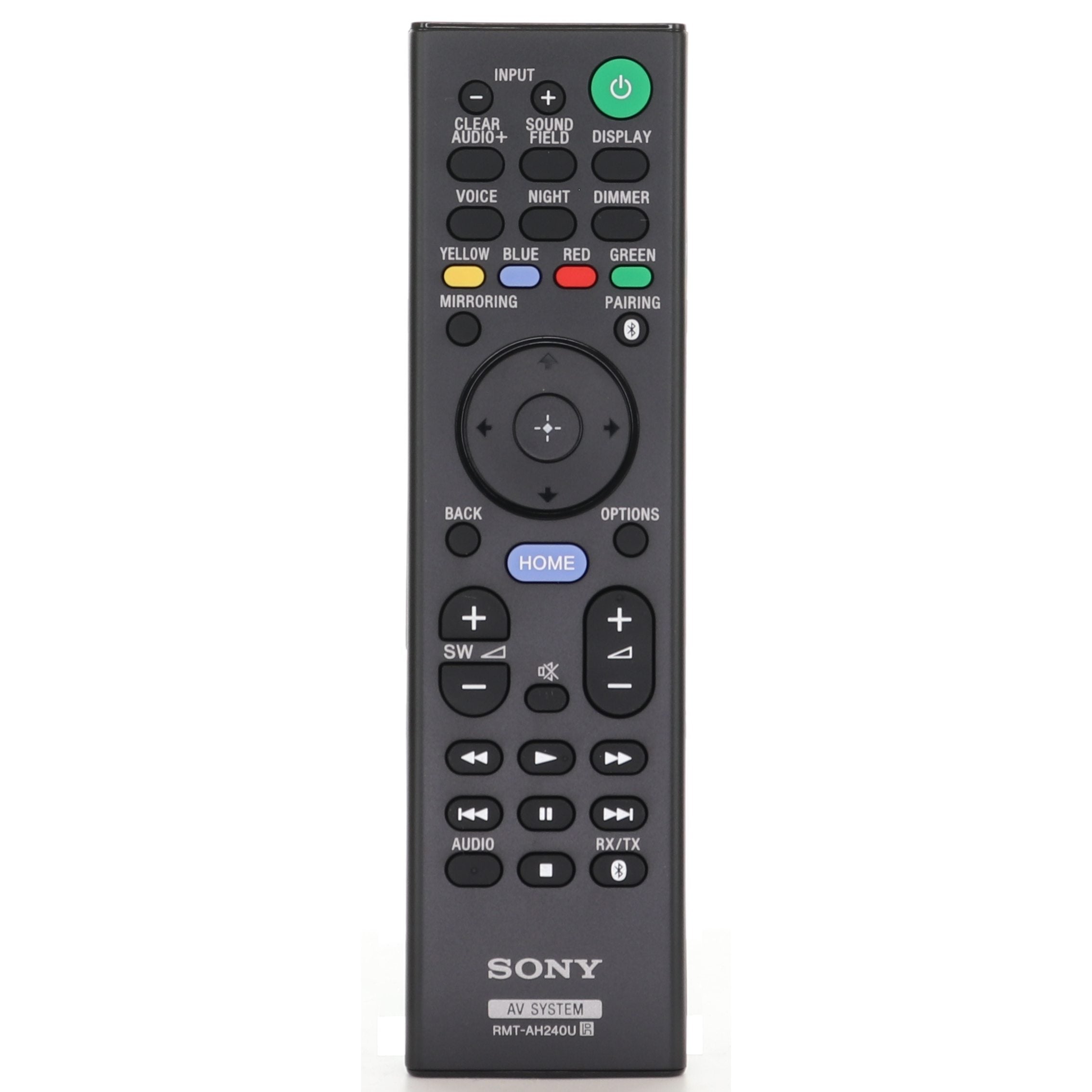 Sony RMTAH240U Sound Bar Remote Control