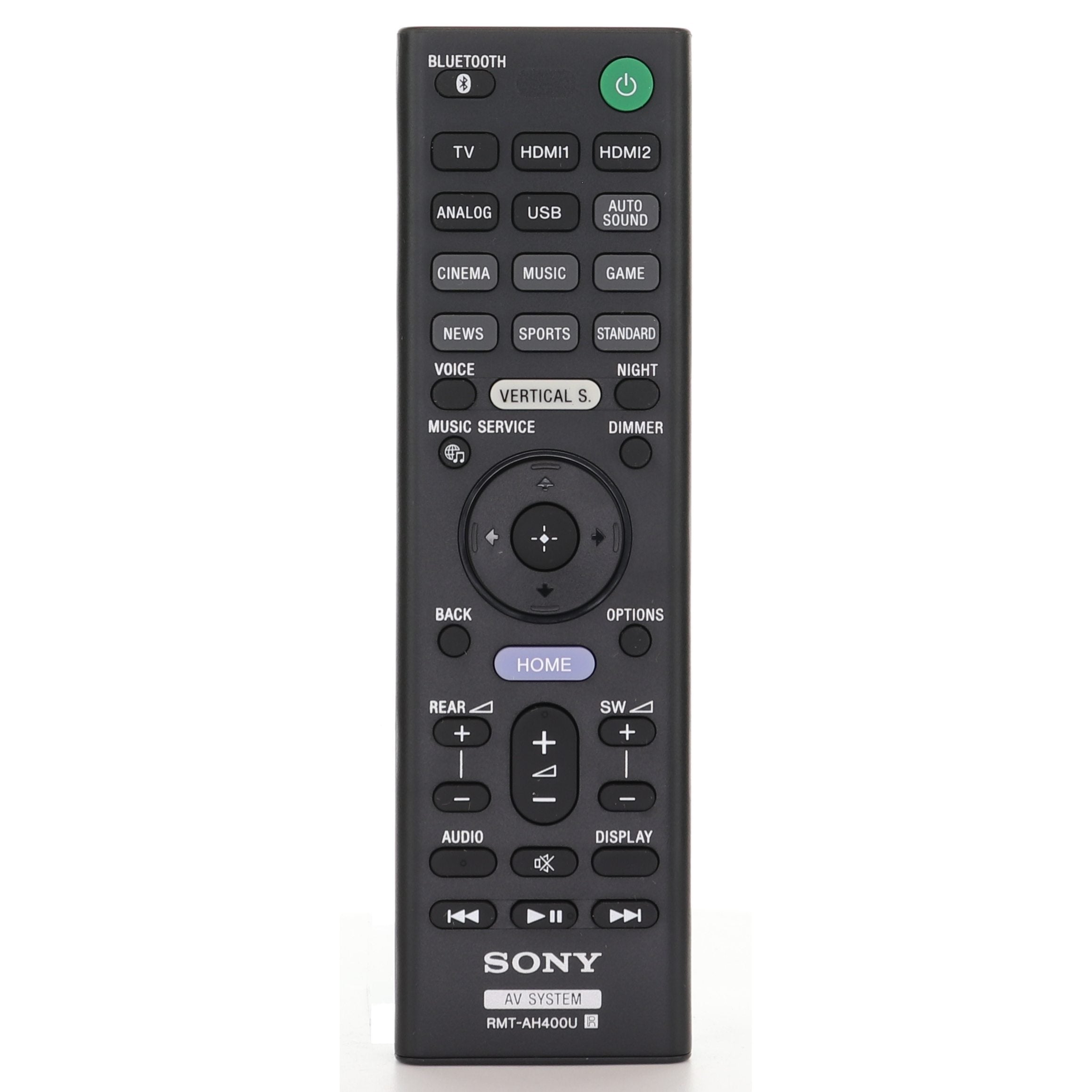 Sony RMTAH400U Receiver Remote Control