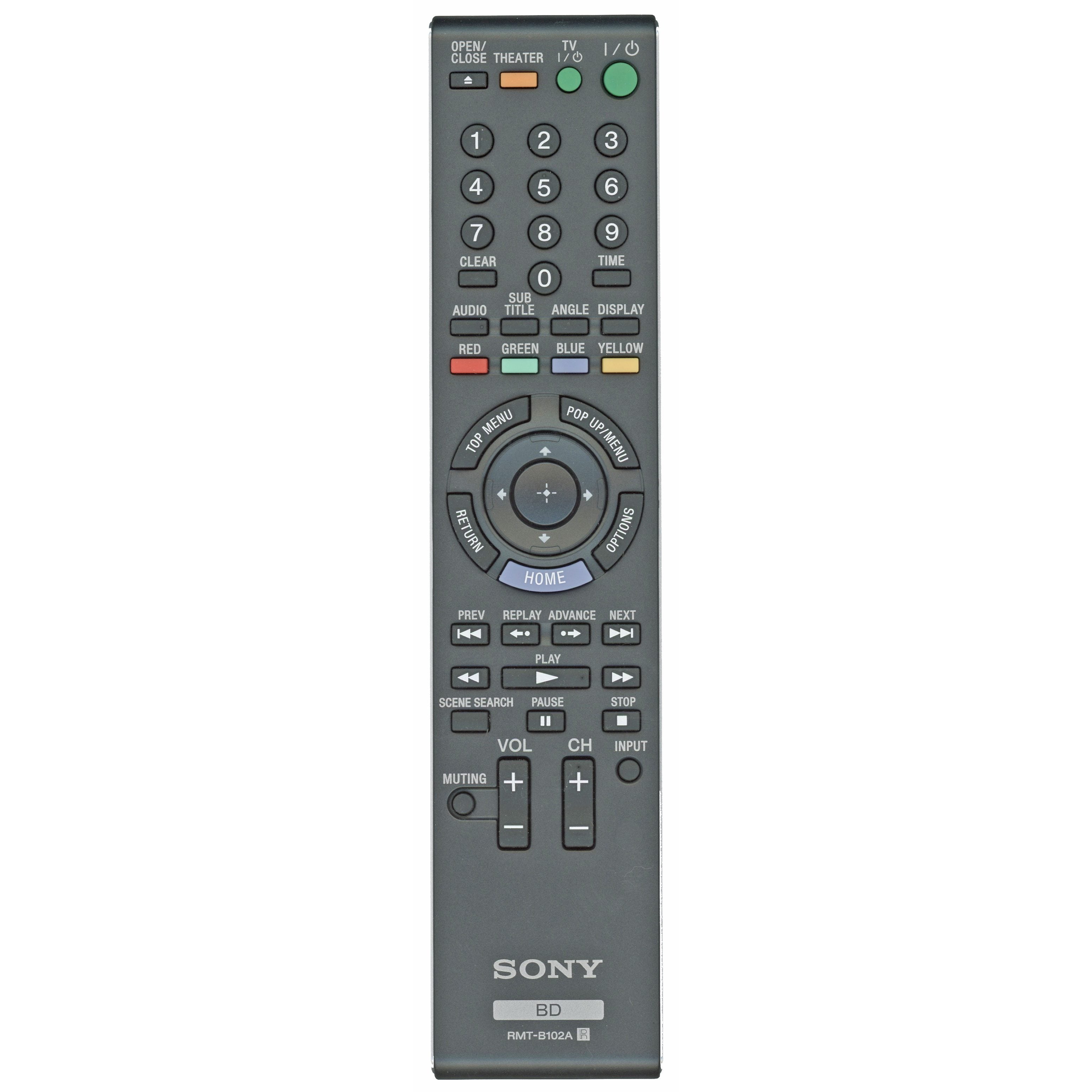 Sony RMTB102A Blu-ray Remote Control