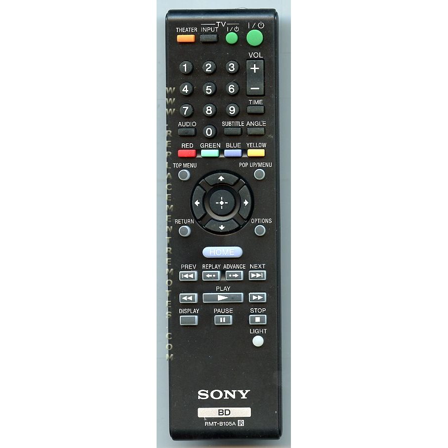 Sony RMTB105A Blu-ray Remote Control